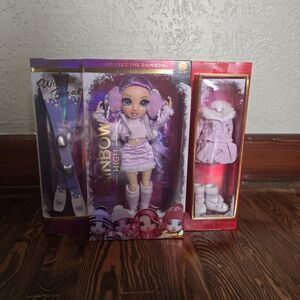 Rainbow High Doll Violet Lavender Outfit and Accessories